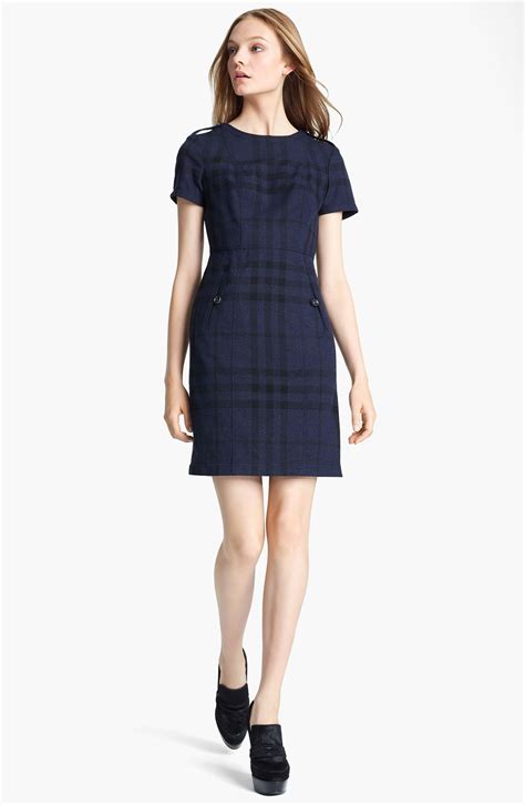 burberry navy dress shirt|Burberry brit sleeveless print dress.